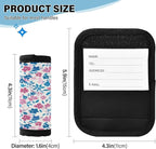 Qilmy Fresh Style Floral Fragments Luggage Handle Wrap 2Pack Luggage Identifiers Tag Comfort Handle Grips Cover for Stroller Suitcase Bag Airplane Travel Accessories1496