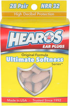 HEAROS Ultimate Softness Series Ear Plugs 28 Pair