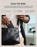Belkin MagSafe Power Bank 5,000mAh, Ultra-Slim Qi2 15W Certified Magnetic Back Supports MagSafe Accessories On-the-Go, Wireless Battery Pack w/USB C Cable for iPhone 17, Pixel 10, Travel - Black