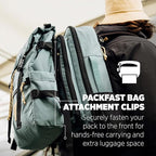 Topo Designs Global Travel Bag – 30L or 40L - Carry-On Compliant Most Airlines, Durable Travel Duffel Bag, Clam Shell Main Pocket, Laptop Sleeve, Backpack, Luggage (30L / Olive)