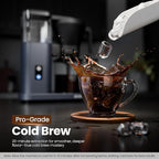 Kismile SCA-Certified 8 Cup Drip Coffee Maker, Pour Over Coffee Machine with 3s Instant Heat 197–205℉, Adjustable Flow Control, Removable Water Tank, Deep Cold Brew & 40 Min Keep Warm (Blue)