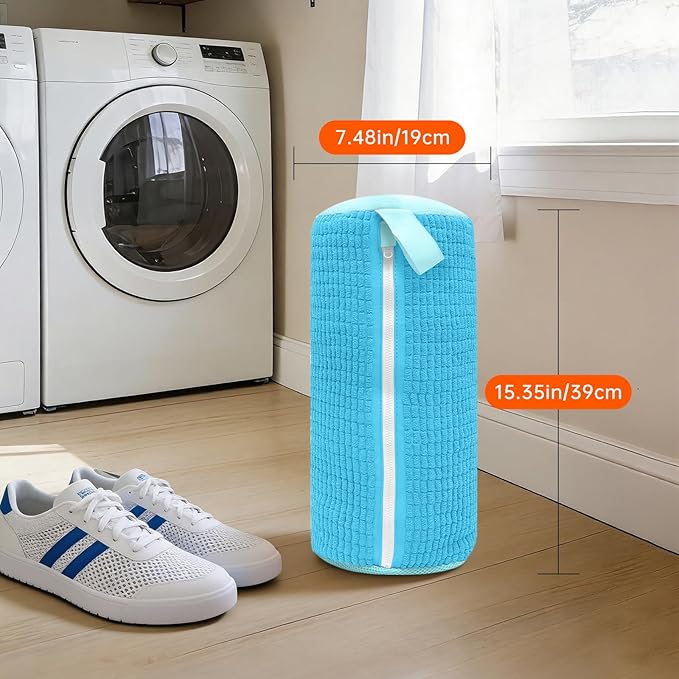 1PCS Shoes Washing Machine Bags, Laundry Shoe Bag for Washer and Dryer, Reusable and Durable Zipper Sneaker Shoe Washing Bag, Tennis Shoes Cleaning Bag for All Shoe Types (Blue)