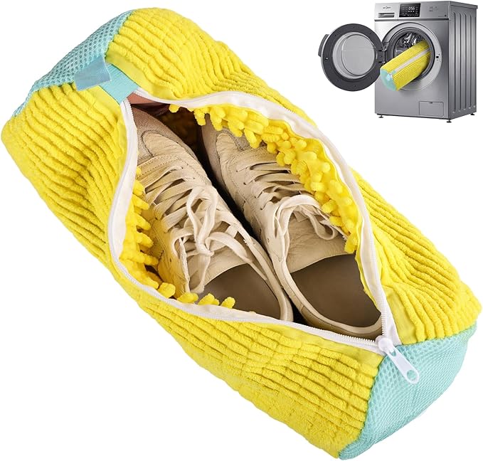 Shoe Washing Machine Bag Reusable Sneakers Tennis Shoe Cleaning Bags for Washing Machine and Dryer, Delicates Laundry Bags for Lingerie, Socks and More