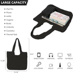 GOLDTIMO Beach Bags for Women - Summer Soft Large Woven Shoulder Purse Handbag, Beach Tote Straw Bag for Summer Vacation