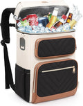 Backpack Cooler Insulated Leak Proof, Lightweight Soft Sided Cooler Backpack for Men Women, Waterproof Beach Cooler Bag Lunch Backpack for Camping Hiking Picnic Fishing Travel Outdoor