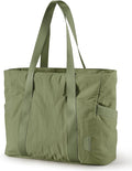 BAGSMART Tote Bag for Women, Tote Bag with Zipper Work Tote with Compartments Nurse Shoulder Hanbag for Travel, Gym