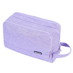 Toiletry Bag for Men Hanging Dopp Kit Water Resistant Shaving Bag Small Toiletry Bag for Traveling (Denim Pure Purple)