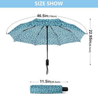 Folding Umbrella Windproof Travel Umbrellas Money Hundred Dollar Bill Light Portable Manual Rain Umbrellas for Man Women