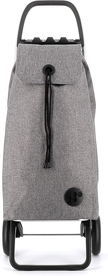 ROLSER I-Max Tweed 2 Wheel Foldable Shopping Trolley - Gray