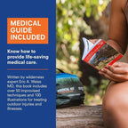 Adventure Medical Kits Mountain Series Medical Kit - Hiker - Emergency Medical First Aid Kit - for 2 People for 2 Days - Comes with a Trauma Pad, Medicine, Guide Book & More - Forest