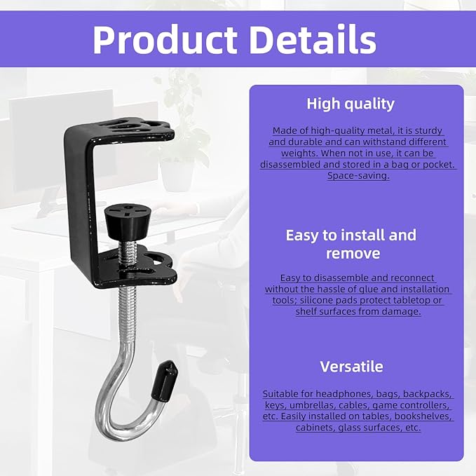 Foot Hammock Airplane, Comes with Two Tabletop Hooks and Inflatable u-Shaped Pillow and Eye mask Adjustable Airplane footrest Travel Essential, Portable Office footrest, Relax Your feet