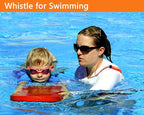 Amzonly Emergency Whistle, 120db Safety Whistle Survival Shrill Loud for Camping Hiking Hunting Boating Fishing Life Vest Jacket Rescue Signaling Kids Lifeguard 5 Pack