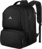 MATEIN Lunch Backpack for Men, 18 Inch Large Insulated Backpack Cooler with Lunch Compartment, Water Resistant Laptop Back pack with Lunch Box Bag for Work Travel Business College Picnic