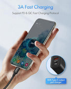 etguuds USB C to USB C Cable 3ft, 2-Pack 60W USBC to USBC Cord, Type C to C Charger Cable Fast Charging for iPhone 17 16 15 Pro Max Plus Air, Samsung Galaxy S25 S24 S23, for MacBook/iPad, Pixel