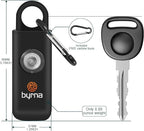 Byrna Banshee Personal Safety Alarm - 130db Loud Military Grade Self Defense Emergency Keychain Siren Device with LED Strobe Alert Light for Women, Men, Children, Elderly, Hikers and Runners (Pink)