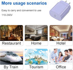 Type C Charger Fast Charging for iPhone 17 16 15,USB C Samsung Chargers Block 25W Super Fast Chargers for Samsung Galaxy S25/S24 S23 S22 S21/iPhone Air/17/17 Plus/17 Pro Max/16 Pro Max/15 Plus(Purple)