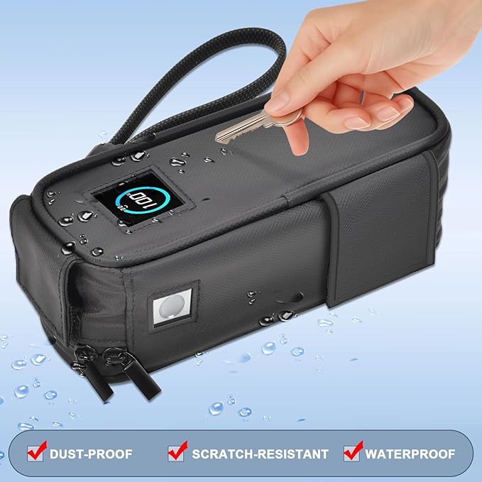 Case Compatible with Anker Laptop Power Bank 25,000mAh, Travel Carrying Holder for Portable Charger with Triple 100W USB-C Ports &Cables for Business Air Travel /Camping /Adventure Sports (Bag Only)