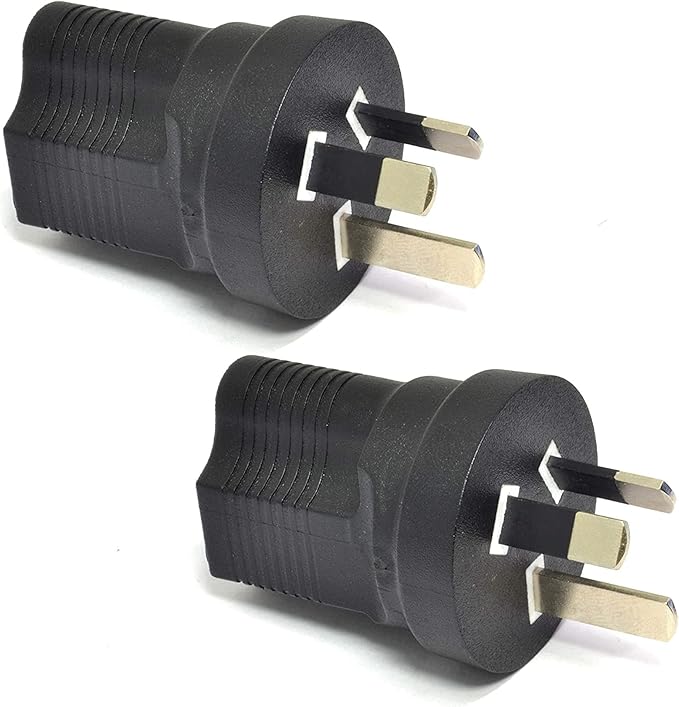 Ceptics Australia, New Zealand, China AS3112 Travel Power Plug Adapter Accepts NEMA 5-15R - ETL Certified - Industrial Grade (IG-16-2PK)