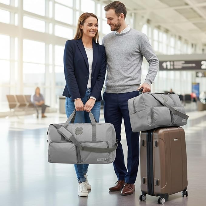Lucky Travel Duffel Bags 115L, Gym Bag, Travel Bag & Large Duffle Bag for Men, Foldable Overnight Weekender Bags for Women & Men with Adjustable Shoulder Strap,