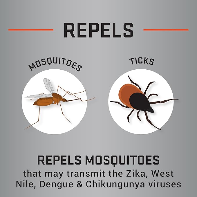 Repel 100 Insect Repellent, 4 Ounces, With DEET, 10-Hour Protection Long-Lasting Insect Repellent Pump Spray Repels Mosquitoes, Ticks, Gnats, Biting Flies, Chiggers And Fleas