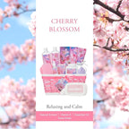 Mothers Day Gifts for Women, 13Pcs Bath & Body Gift Set Basket for Women, Cherry Blossom Bath and Body Gift, spa kit, Self Care Pampering Kit, Diffuser, Home Spa, cosmetic Bag, Birthday, Bridal Shower