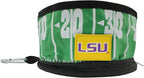 Pets First NCAA Michigan Wolverines Collapsible Dog Travel Bowl, Food and Water Bowl for Dogs & Cats. Lightweight Leak-Proof Pet Bowl for Travel with Football Field & Pebble-Grain Design