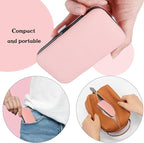 Manicure Set 8 in 1 Nail Clipper Set,RedFlow Nail Clippers,Fingernail & Toenail Clippers,Manicure Tools,Pedicure Tools,Suitable for Travel Manicure Kit,Nail Set Kit with Everything Profe (Pink)