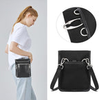 LANNSYNE Leather Travel Wallet, Neck Wallet Travel Pouch and Passport Holder for Men and Women Keep Valuables Safe
