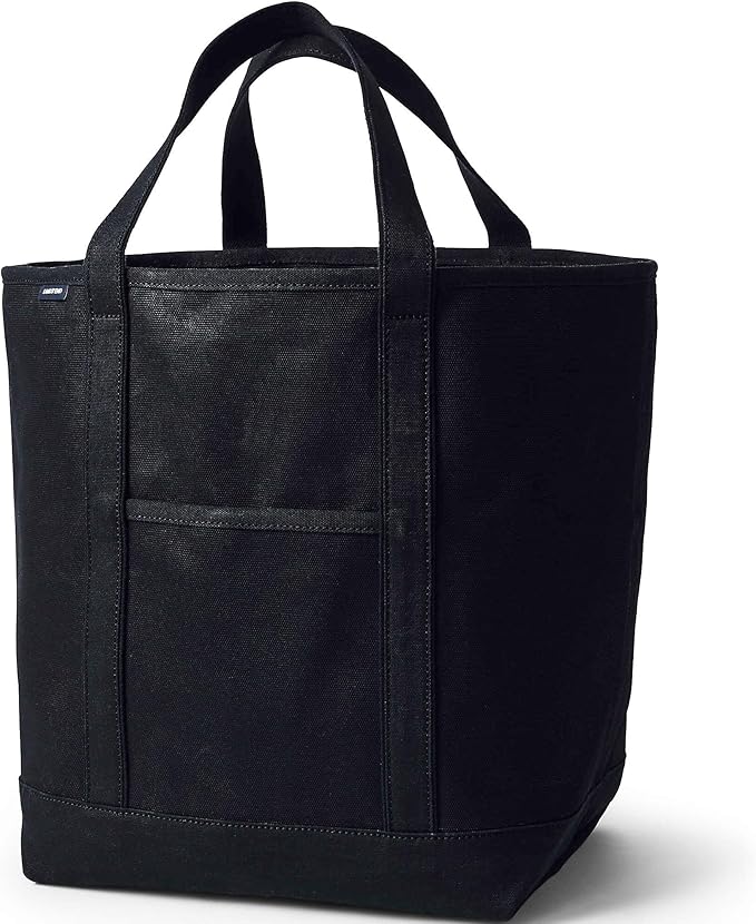 Lands' End Open Top Canvas Tote Bag