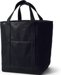 Lands' End Open Top Canvas Tote Bag