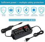 72W Power Supply Adjustable 3V ~ 24V Variable Universal Switching AC/DC Adapter Minidodoca AC to DC Converter with LED Voltage Display and 16 Tips, for 3V to 24V Household Electronics - 3000mA Max