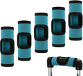 Cosmos 5 Pcs Neoprene Luggage Handle Wrap Soft Grip Handle Cover Luggage Identifier with Hollow Design for Push-Button Handle Trolley Handle and Travel Suitcase Trolley Case