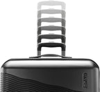 American Tourister Colorlite II 2 Piece Hard Side Expandable Luggage Set with Spinner Wheels, Black