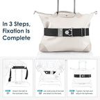 Travel Inspira Travel Belt for Luggage - Stylish & Easy-to-Use Elastic Strap for Suitcases & Carry-On Bags, Adjustable for Secure Travel