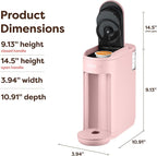 Keurig K-Mini Mate Single Serve K-Cup Pod Coffee Maker, Brews Up to 12 oz Cup, Compact Portable Coffee Machine for Small Spaces, Great for Dorms & Offices, Pink Sands