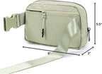 ODODOS Unisex Mini Belt Bag with Adjustable Strap Small Fanny Pack for Workout Running Traveling Hiking, Desert Sage