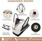 Travel Duffle Bag Weekender for Women - Carry-On Overnight Personal Item Bags with Shoe Compartment & Wet Pocket Large Weekend Tote with Toiletry Bag Hospital Bags for Labor and Delivery