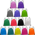 Grneric Drawstring Bags Bulk 14 Pcs Drawstring Backpack Bulk Cinch Bag Sackpack for Men Women Gym 14 Colors