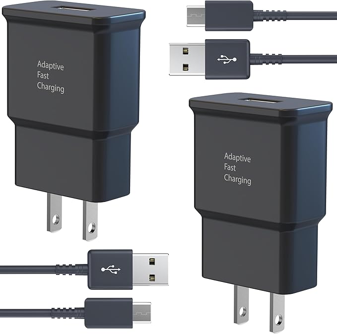 TT&C Type C Fast Charger, for Android Charger Phone USB Charging Block, USB C Cable Cord 6.6ft for Samsung Galaxy S25, S24, S23, S23+, S22, S21, S20, S10e, S9, S8, Note20, Note10, Note9, Z Fold 3/4/5