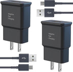 TT&C Type C Fast Charger, for Android Charger Phone USB Charging Block, USB C Cable Cord 6.6ft for Samsung Galaxy S25, S24, S23, S23+, S22, S21, S20, S10e, S9, S8, Note20, Note10, Note9, Z Fold 3/4/5