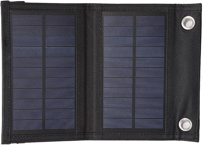 USB Foldable Solar Panel Portable Flexible Small 5V 10W Folding Cells for Mobilephone Portable Charger for Cell Phone and Laptop Cell Battery Pack