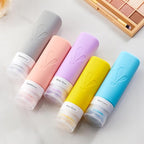 INSFIT Travel Bottles for Toiletries, TSA Approved 3oz Travel Size Toiletries, BPA Free Leak Proof Squeezable Silicone Tubes Travel Essentials for Shampoo Conditioner Lotion Soap