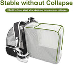 Texsens Innovative Traveler Bubble Backpack Pet Carriers for Cats and Dogs (Expandable-Black)