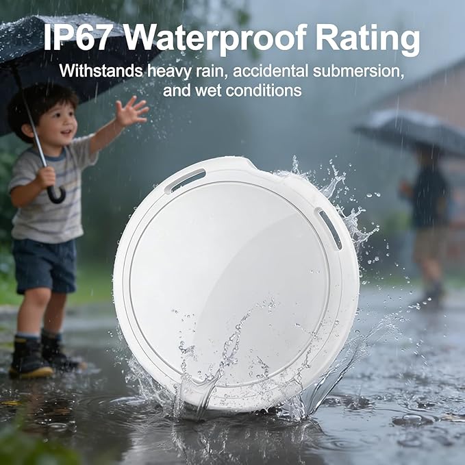 GPS Tracker for Vehicles Hidden Magnetic Case Car Tracker Device Works with Apple Find My (iOS Only) Waterproof Worldwide Real-Time Tracking for Cars No Subscription No Monthly Fee Replaceable Battery