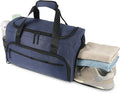 Gym Bag for Men Women, Sport Duffle Bag with Wet Pocket & Shoes Compartment, Water Resistant Overnight Weekender Bag Duffel Bag