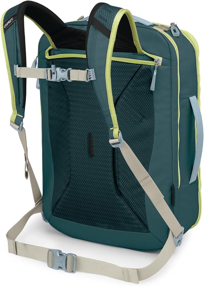 Osprey Transporter 36L Travel Pack - Carry On Backpack with Laptop Sleeve - High Storage Weekender Bag, Glow Dew