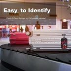 4 Pack Luggage Tag for Suitcases TSA Approved, Leather Suitcase Tags Identifiers, Cute Bag Name Travel Tags ID Labels for Women Men Cruise Airport Luggage Travel Essentials by Sodsay