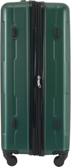 2 Piece Luggage Sets with Bags, Lightweight ExpanableCarry on Luggage Sets, Hardshell ABS Spinner Wheels Suitcase with TSALock,for Women Men, 20 IN & 24 IN, Green