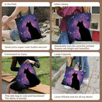 ANNA QUEEN Cat Tote Bag Shoulder Bag Handle Bag for Gym Yoga Picnic Beach Kitchen Reusable