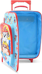 Fast Forward Paw Patrol Luggage 16" Soft Side Wheeled Pilot Case- Rolling Suitcase 16x12x5